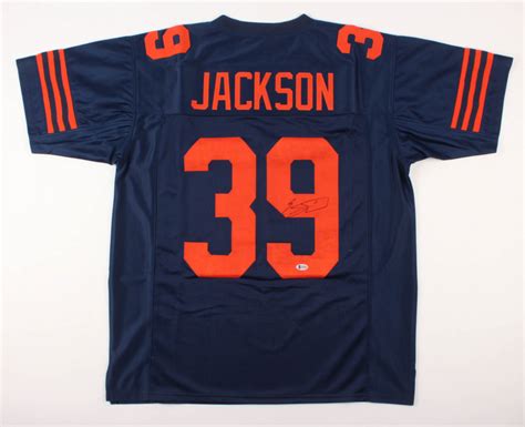 Eddie Jackson Signed Chicago Bears Color Rush Jersey (Beckett COA ...