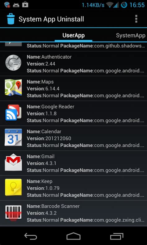 System software uninstall APK for Android - Download