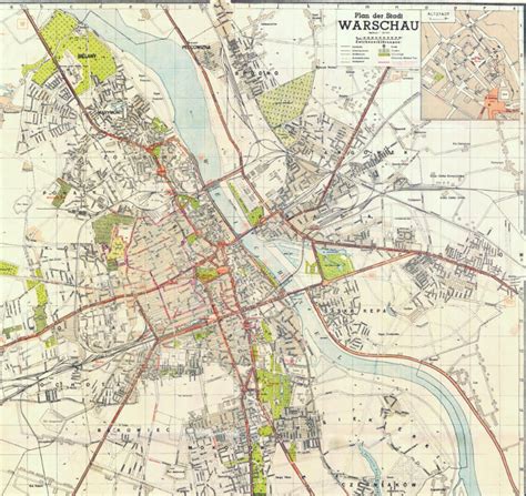 Warsaw Old Town Map