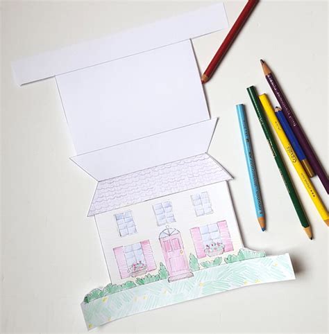 Art with Kids: House Pop-Up Card Instructions