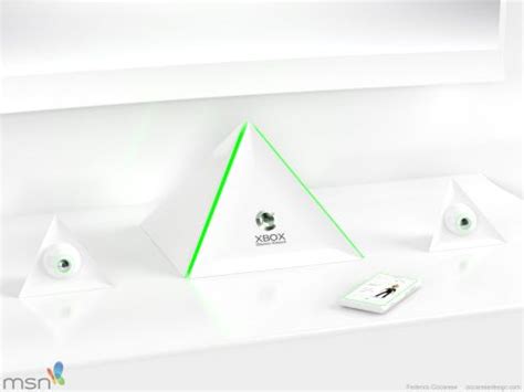 Xbox 720 Concept is a Pyramid With Two Kinect "Eyes" - Concept Phones