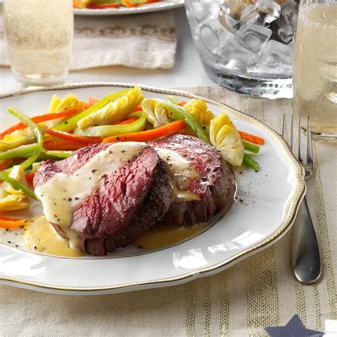 Beef Tenderloin with Sauteed Vegetables Recipe: How to Make It | Taste ...