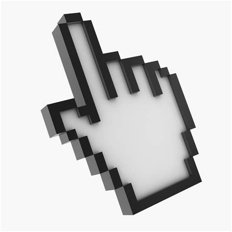 3d hand cursor model