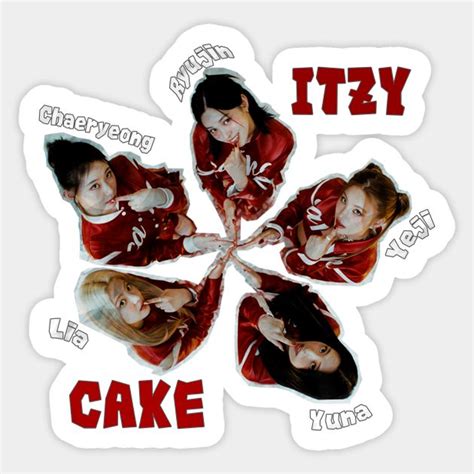 Itzy Cake Sticker in 2023 | Itzy, Scrapbook stickers printable, Stickers