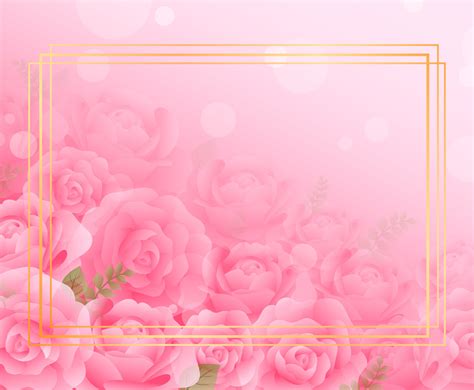 Elegant Pink Rose Background | FreeVectors