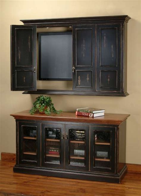 Hillsboro Flat Screen TV Wall-Mount Cabinet - David Lee Furniture