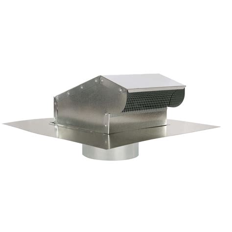 Goose Neck Exhaust Roof Vent - Galvanized | For sale | FAMCO