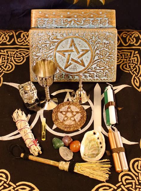 Wiccan Altar Kit Pagan Altar Kit Altar Kit Wood Pentacle | Etsy | Wiccan altar, Ritual candles ...