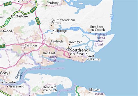 MICHELIN Southend Airport map - ViaMichelin