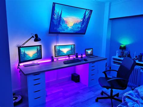 Gaming room led | Gaming room setup, Game room, Gaming bedroom ideas