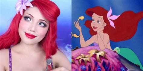 The Little Mermaid Makeup Tutorial - Disney Princess Ariel Hair and Makeup