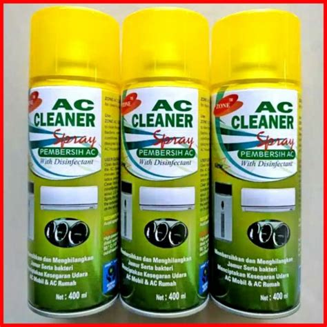 Jual AC CLEANER SPRAY PEMBERSIH AC MOBIL DAN SPLIT 400 ML ZONE | Shopee Indonesia