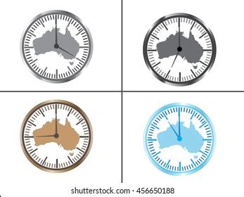 World Map Wall Clock Stock Vector (Royalty Free) 456650182