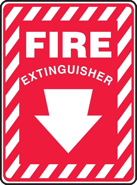 Printable Fire Extinguisher Signs - Cliparts.co