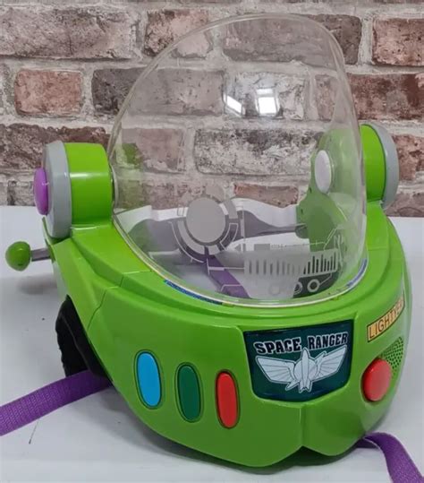 TOY STORY BUZZ Lightyear Space Ranger Star Command Helmet Jet Pack ...