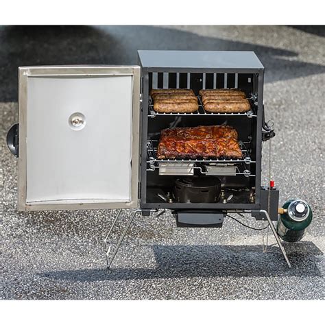 Masterbuilt Compact Outdoor Camping Tailgating Portable Propane BBQ Smoker Grill 638908102375 | eBay