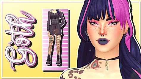 Sims 4 Goth Hair Cc