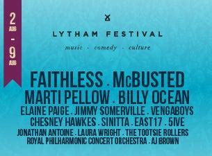 Lytham Festival Tickets | Lytham Festival Tour Dates & Concerts ...