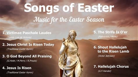 Songs of Easter, Music for the Resurrection | 8 Easter Hymns | Choir w/Lyrics | Sunday 7pm Choir ...