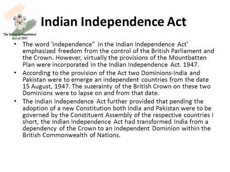 Indian Independence Act of 1947 - INSIGHTS IAS - Simplifying UPSC IAS Exam Preparation