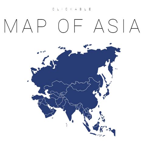 Clickable Map of Asia · Interactive Map of Asia | JQVmap