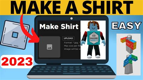 How to Make a Shirt in Roblox - 2023 Update - Create Your Own Roblox Shirt - YouTube