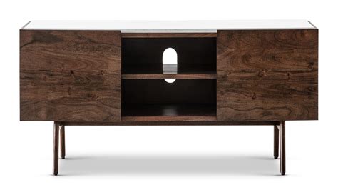 Brondy Media Unit - Walnut / Marble