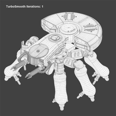 Ghost in the Shell T08A2 Tank Hard surface High-poly 3D model 3D model ...