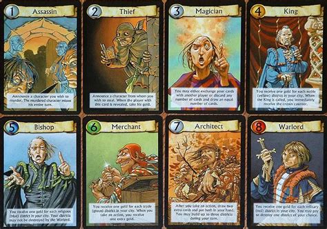 Characters of Citadels | UltraBoardGames