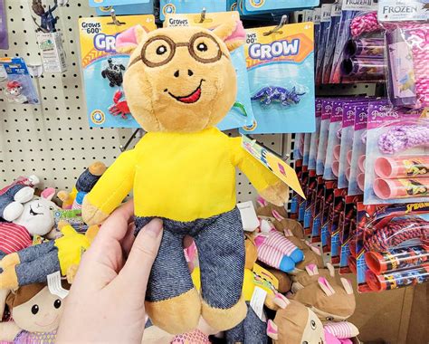 Arthur Plush Characters at Dollar Tree - The Krazy Coupon Lady