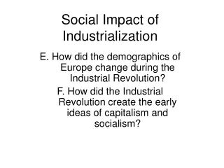 PPT - Industrialization and Social Change PowerPoint Presentation, free download - ID:6600903