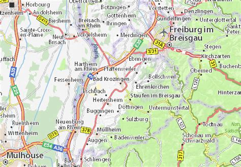 MICHELIN Bad Krozingen map - ViaMichelin