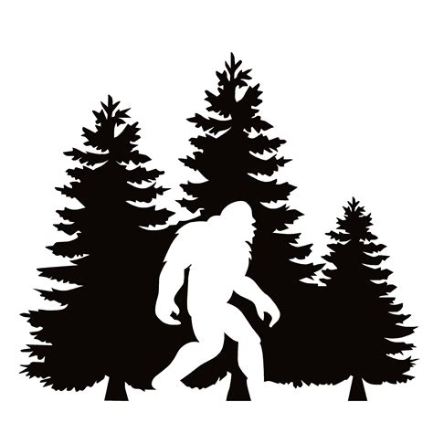 BIGFOOT in Trees Window Decal - BIGFOOT in Trees Sticker - 7466