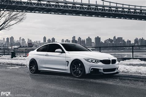 Freezing White BMW M4 Coupe Fitted With Niche Custom Wheels — CARiD.com ...