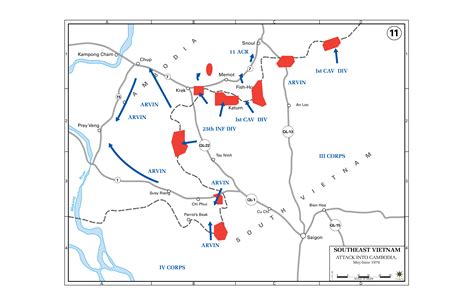 Military Map Of La Drang