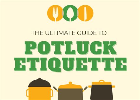 The ultimate guide to potluck etiquette as host or guest - Karinokada