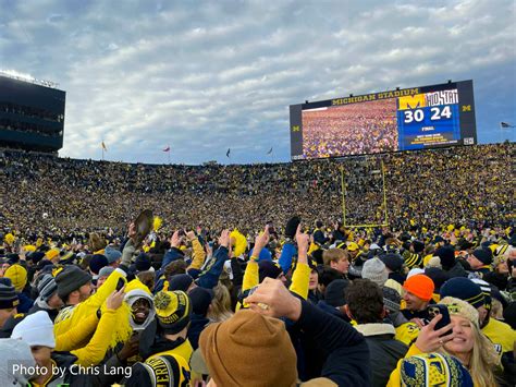 2023 Game 12 - Michigan 30 Ohio State 24 Game Photos | By Fans...For ...