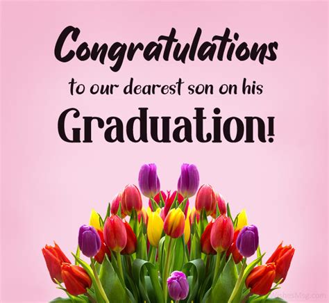 Graduation Wishes and Congratulations Messages for Son