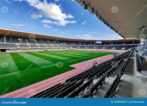 The Helsinki Olympic Stadium after Renovation, Finland Editorial Stock ...