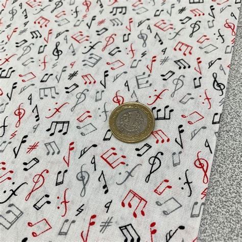 Music print cotton fabric Musical Fabric Music Notes fabric | Etsy