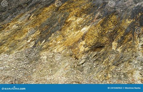 Texture of Natural Shale Clastic Sedimentary Rock. Stock Image - Image of clastic, nature: 241046963