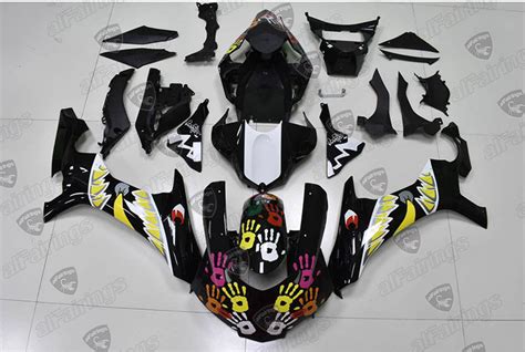 2015 2016 2017 2018 2019 Yamaha YZF-R1 shark fairings kit - alFairings