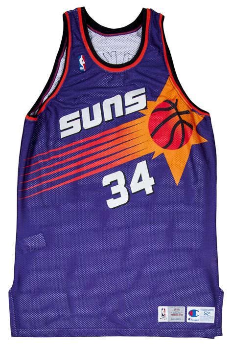 Lot Detail - Charles Barkley Game Used 1993-1994 Phoenix Suns Jersey ...