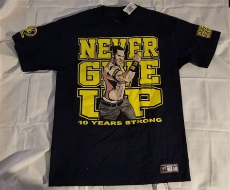 Vintage John Cena Never Give Up Wwe T Shirt Medium | Lazada PH