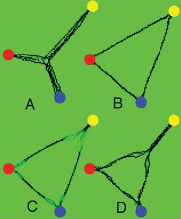 This shows the influence of different parameters on path formation in... | Download Scientific ...