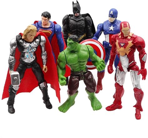 Buy Ultimate Superhero Toy Set of 6 PSC – Best Heroes Action Figures ...