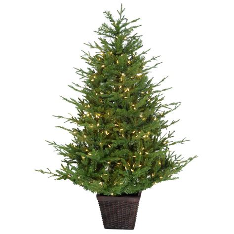 Battery Operated - Outdoor - Pre-Lit Christmas Trees - Artificial ...