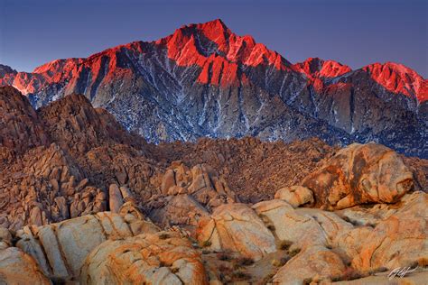 D368 Sunrise Lone Pine Peak, Alabama Hills, California | Randall J ...