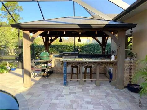 Outdoor Grill Stations with Roof Ideas & Things to Consider - VEVOR Blog