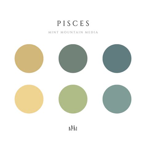 Pisces Color Palette | Mint Mountain Media